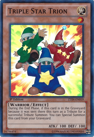 Triple Star Trion [ZTIN-EN019] Super Rare - Josh's Cards