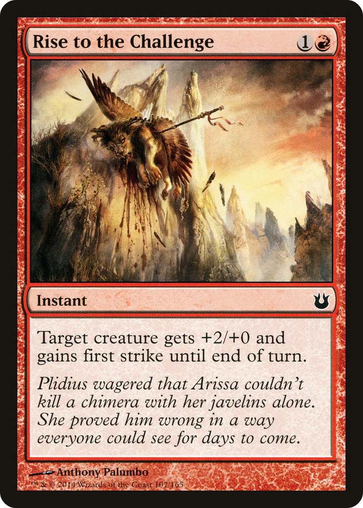 Rise to the Challenge (BNG-107) - Born of the Gods Foil
