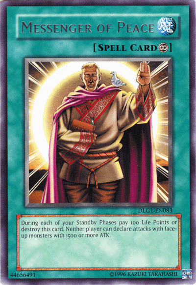 Messenger of Peace [DLG1-EN083] Rare - Josh's Cards