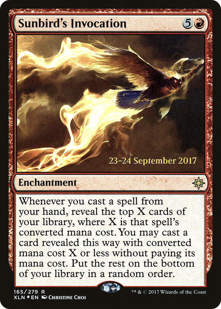 Sunbird's Invocation (PRE-165S) - Ixalan Promos Foil
