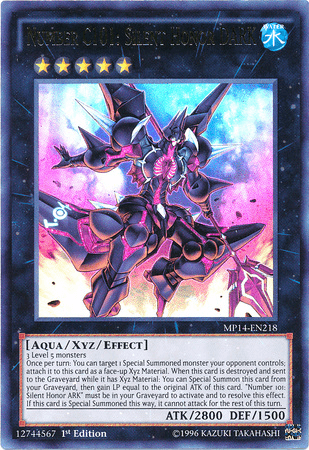 Number C101: Silent Honor DARK [MP14-EN218] Ultra Rare - Josh's Cards