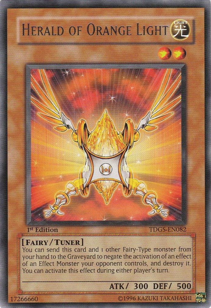 Herald of Orange Light [TDGS-EN082] Rare - Josh's Cards