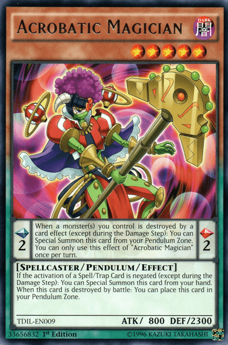 Acrobatic Magician [TDIL-EN009] Rare - Josh's Cards