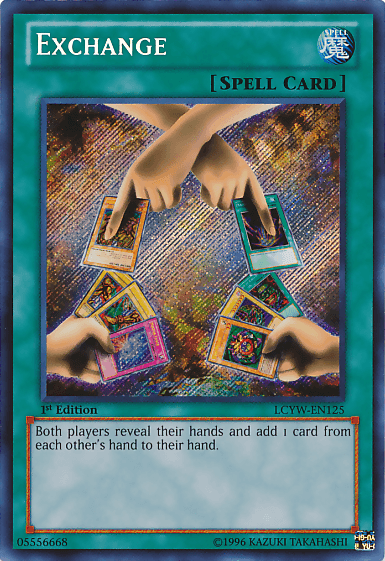 Exchange [LCYW-EN125] Secret Rare - Josh's Cards