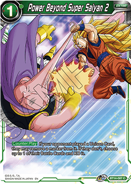 Power Beyond Super Saiyan 2 (BT14-087) [Cross Spirits] Parallel Foil