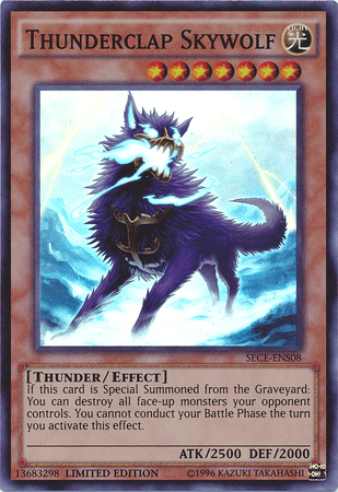 Thunderclap Skywolf [SECE-ENS08] Super Rare - Josh's Cards