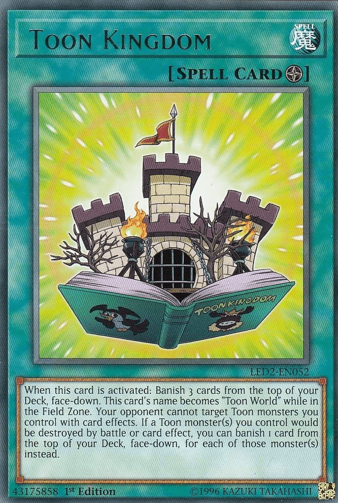 Toon Kingdom [LED2-EN052] Rare - Josh's Cards