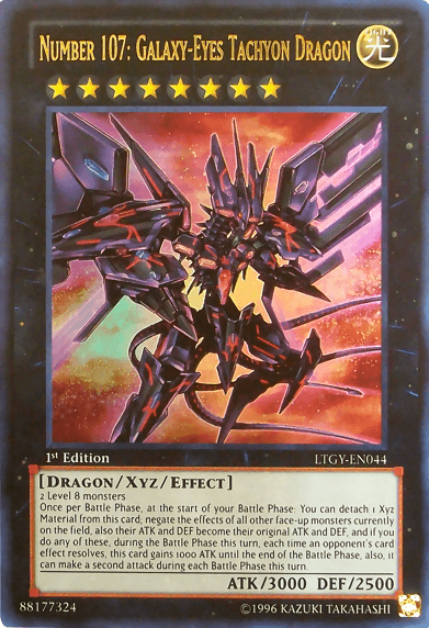 Number 107: Galaxy-Eyes Tachyon Dragon [LTGY-EN044] Ultra Rare - Josh's Cards