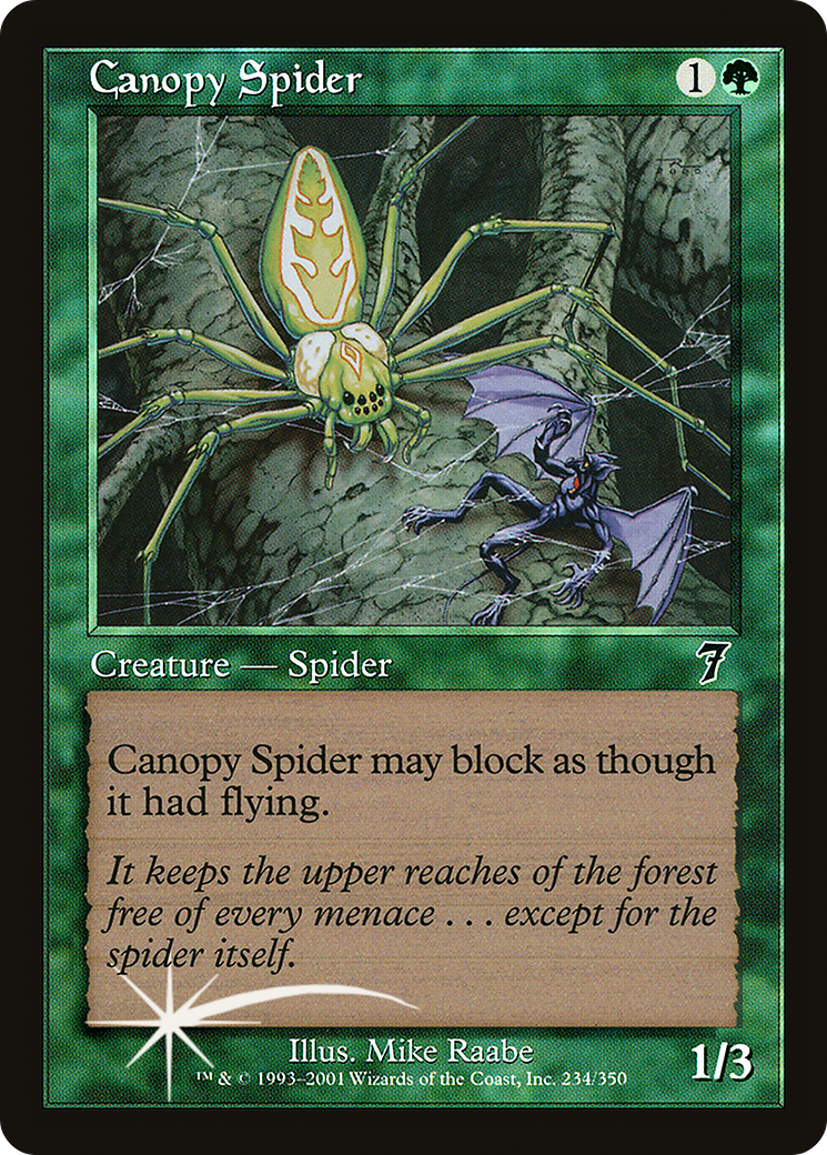 Canopy Spider [Seventh Edition] Foil