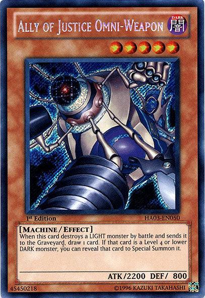 Ally of Justice Omni-Weapon [HA03-EN050] Secret Rare - Josh's Cards
