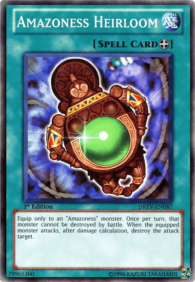 Amazoness Heirloom [DREV-EN087] Super Rare - Josh's Cards