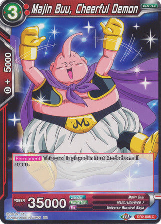 Majin Buu, Cheerful Demon (DB2-006) [Divine Multiverse] Parallel Foil