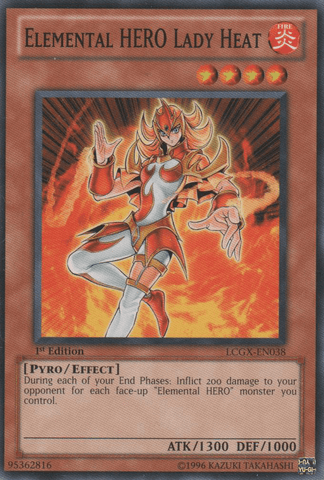 Elemental HERO Lady Heat [LCGX-EN038] Common - Josh's Cards