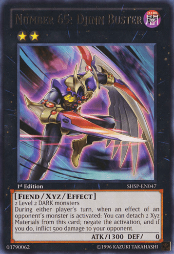 Number 65: Djinn Buster [SHSP-EN047] Rare - Josh's Cards