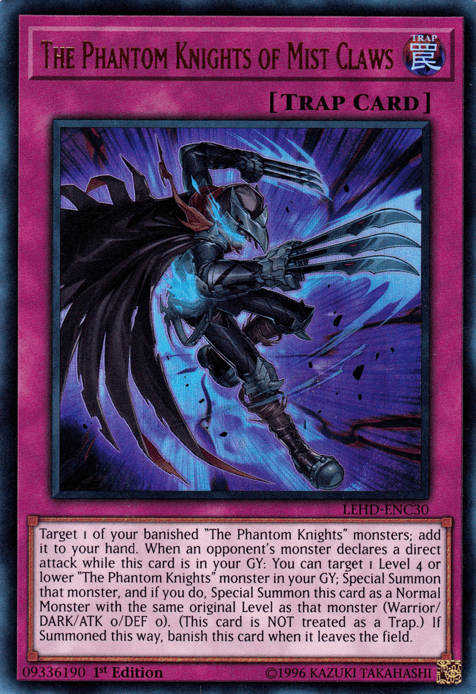 The Phantom Knights of Mist Claws [LEHD-ENC30] Ultra Rare - Josh's Cards
