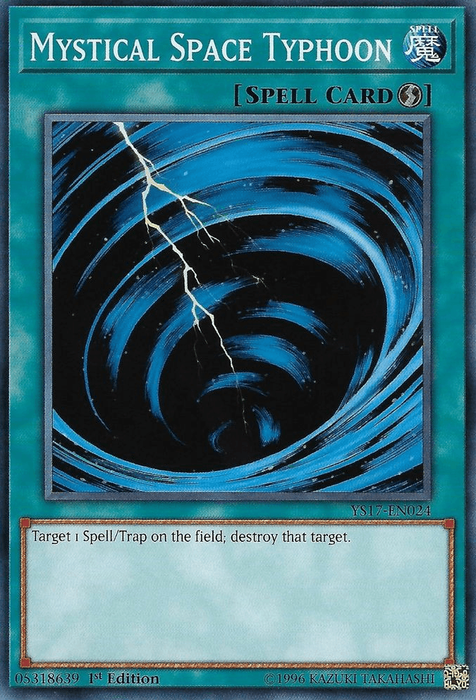 Mystical Space Typhoon [YS17-EN024] Common - Josh's Cards