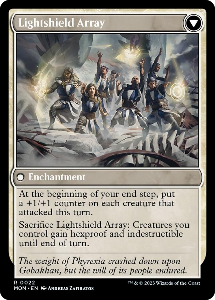 Invasion of Gobakhan // Lightshield Array (MOM-022) - March of the Machine Foil