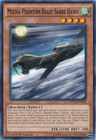 Mecha Phantom Beast Sabre Hawk [MP14-EN149] Common - Josh's Cards