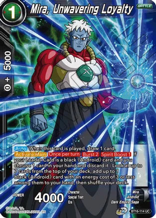 Mira, Unwavering Loyalty (BT16-114) [Realm of the Gods] Parallel Foil
