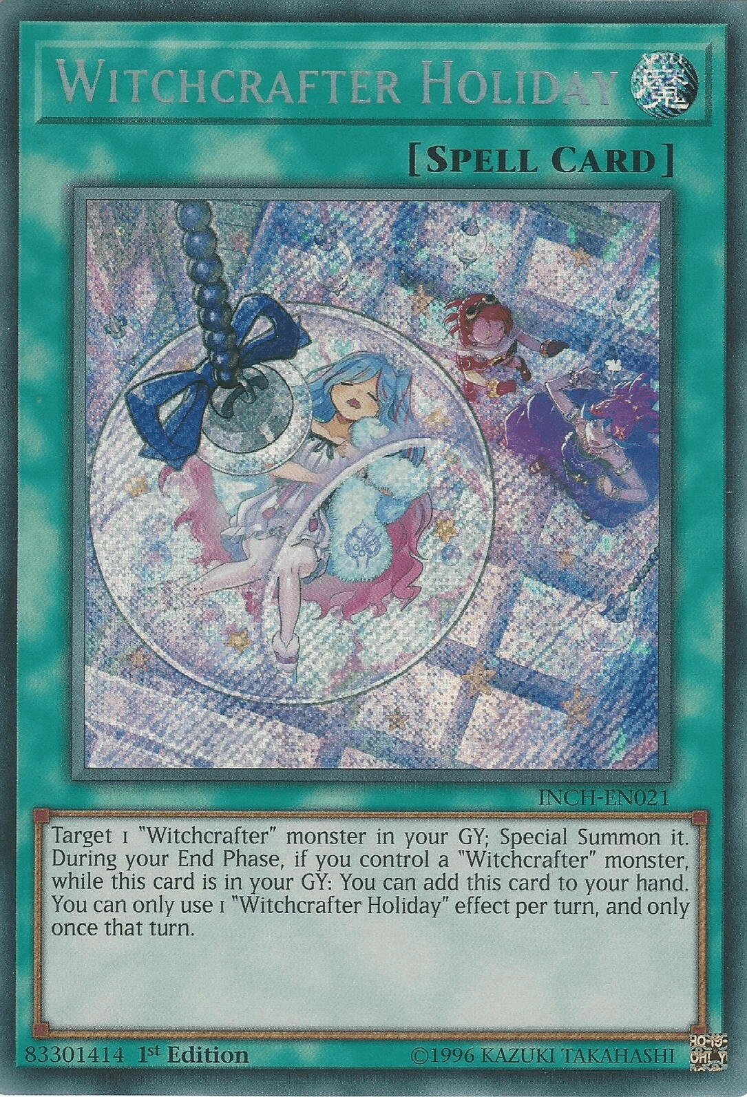 Witchcrafter Holiday [INCH-EN021] Secret Rare - Josh's Cards