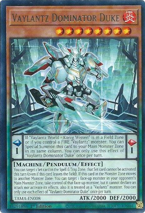 Vaylantz Dominator Duke [TAMA-EN008] Rare - Josh's Cards