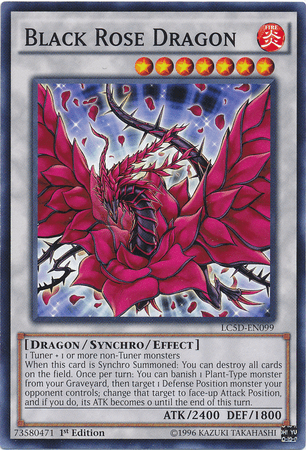 Black Rose Dragon [LC5D-EN099] Common - Josh's Cards