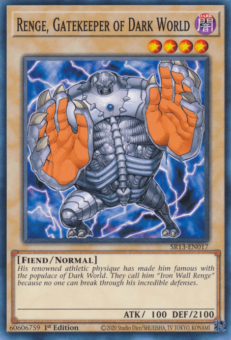 Renge, Gatekeeper of Dark World [SR13-EN017] Common - Josh's Cards