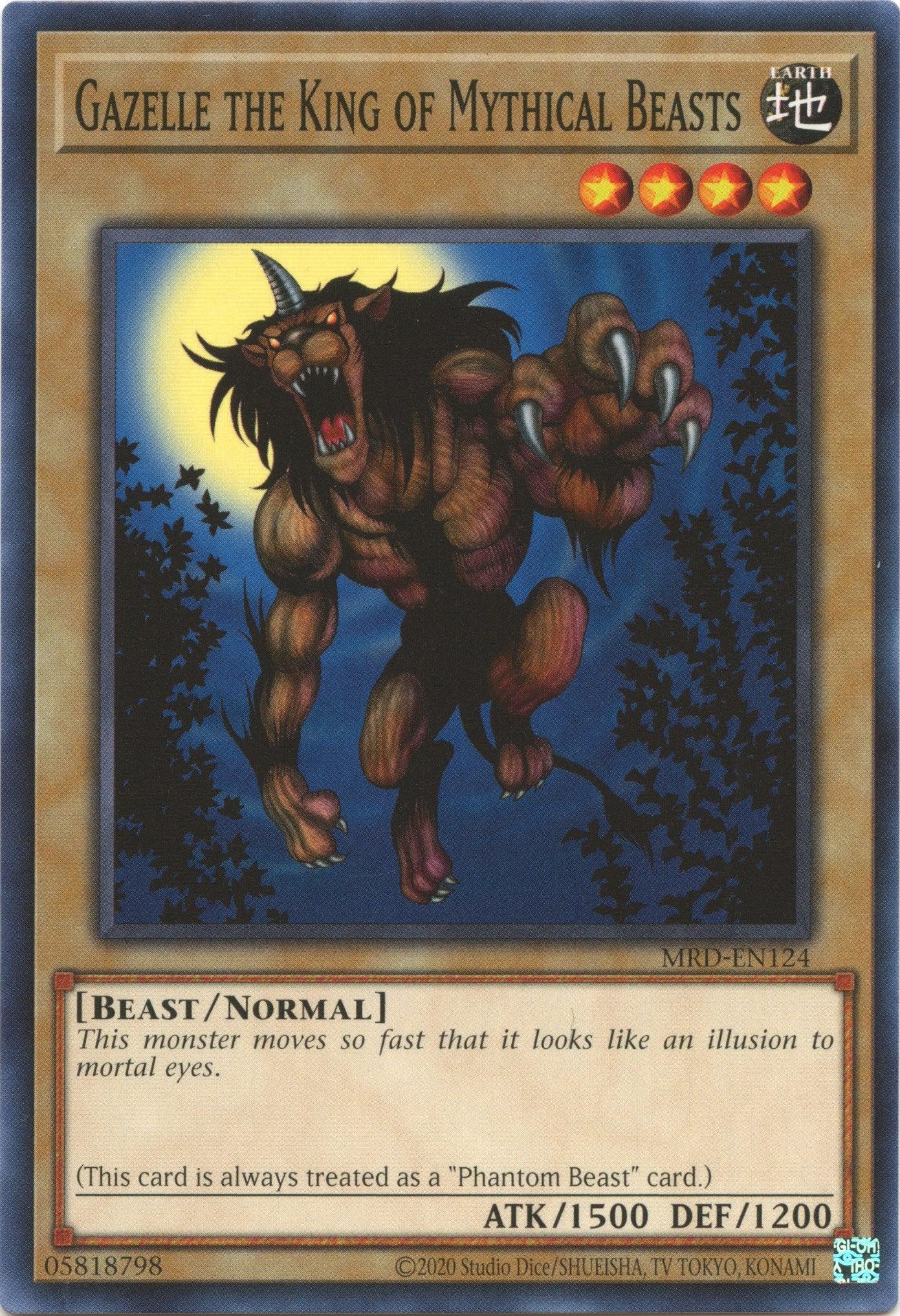 Gazelle the King of Mythical Beasts (25th Anniversary) [MRD-EN124] Common - Josh's Cards