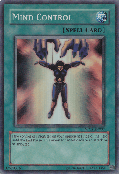 Mind Control [WC5-EN003] Super Rare - Josh's Cards