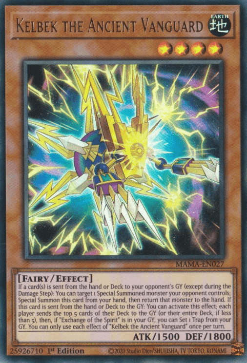 Kelbek the Ancient Vanguard [MAMA-EN027] Ultra Rare - Josh's Cards