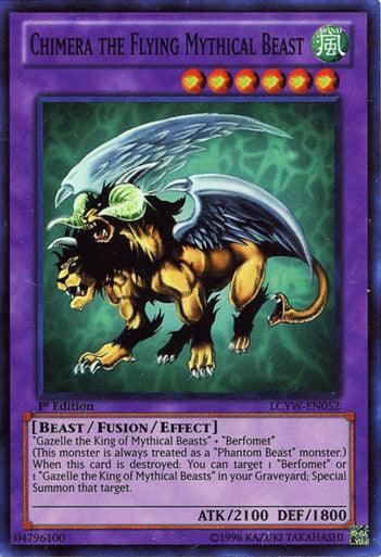 Chimera the Flying Mythical Beast [LCYW-EN052] Super Rare - Josh's Cards
