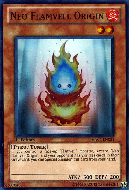 Neo Flamvell Origin [HA04-EN031] Super Rare - Josh's Cards