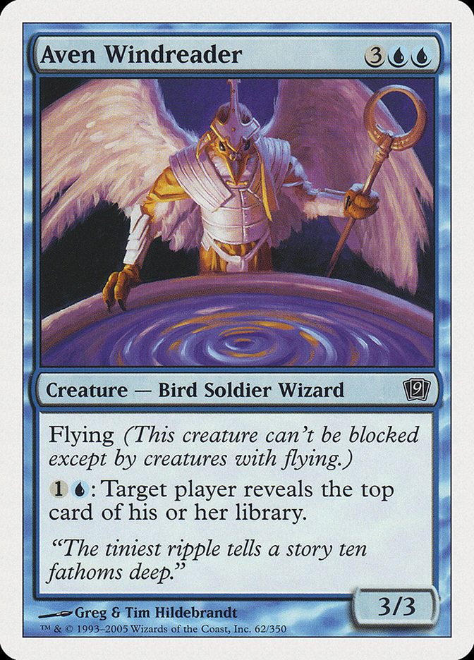 Aven Windreader [Ninth Edition] Foil