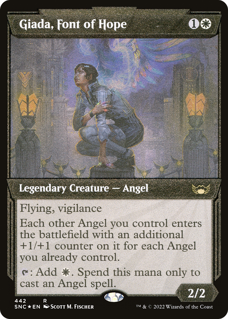Giada, Font of Hope (SNC-442) - Streets of New Capenna: (Showcase) Foil