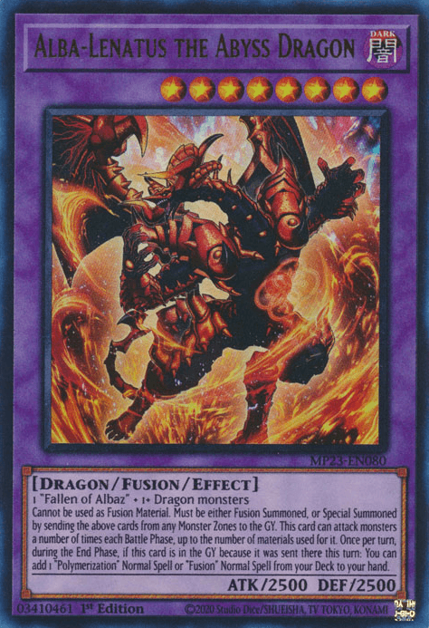 Alba-Lenatus the Abyss Dragon [MP23-EN080] Ultra Rare - Josh's Cards