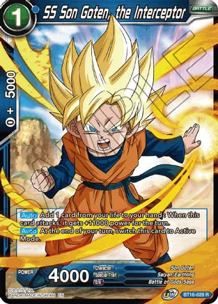 SS Son Goten, the Interceptor (BT16-028) [Realm of the Gods] Parallel Foil