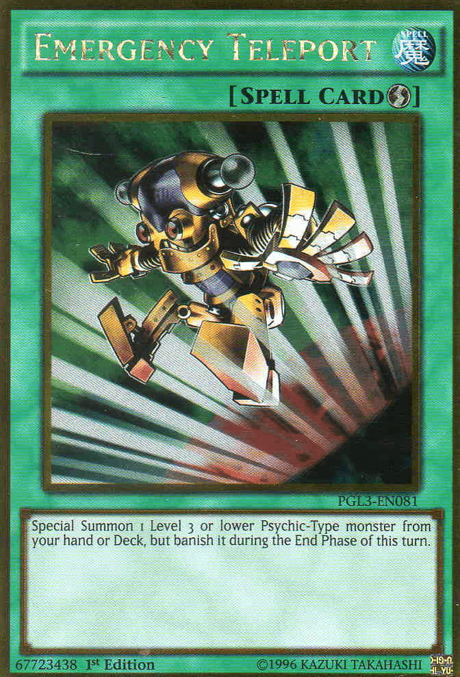 Emergency Teleport [PGL3-EN081] Gold Rare - Josh's Cards