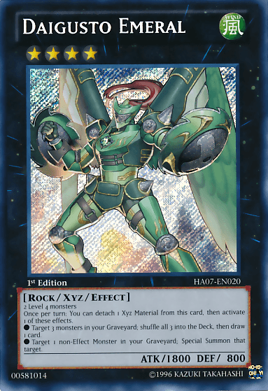 Daigusto Emeral [HA07-EN020] Secret Rare - Josh's Cards