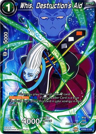 Whis, Destruction's Aid (EX06-11) [Special Anniversary Set] Parallel Foil