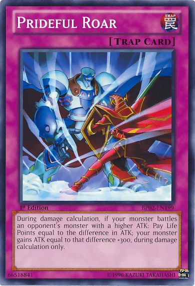 Prideful Roar [BP02-EN199] Mosaic Rare - Josh's Cards