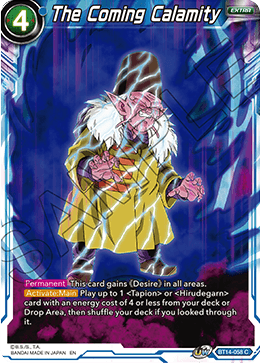 The Coming Calamity (BT14-058) [Cross Spirits] Parallel Foil