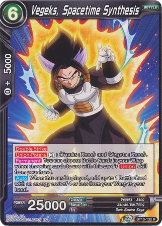Vegeks, Spacetime Synthesis (BT10-132) [Rise of the Unison Warrior] Parallel Foil