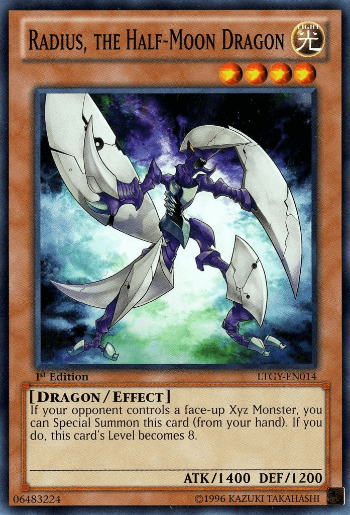 Radius, the Half-Moon Dragon [LTGY-EN014] Common - Josh's Cards