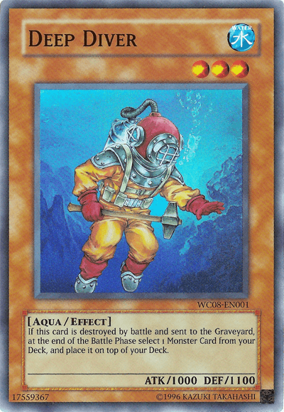Deep Diver [WC08-EN001] Super Rare - Josh's Cards