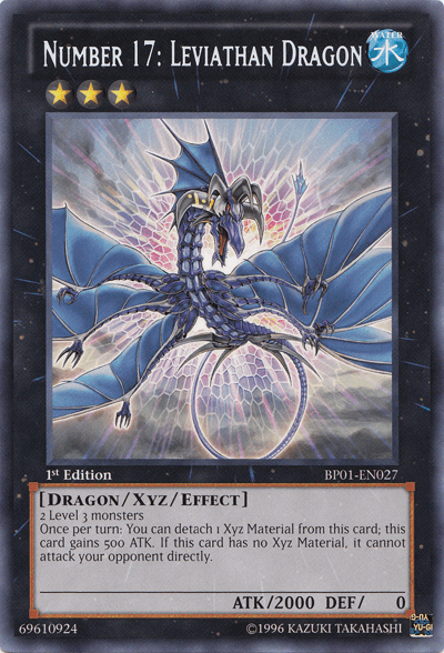 Number 17: Leviathan Dragon [BP01-EN027] Rare - Josh's Cards