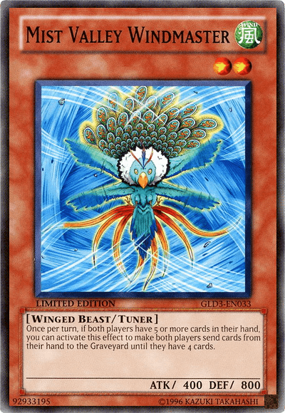 Mist Valley Windmaster [GLD3-EN033] Common - Josh's Cards