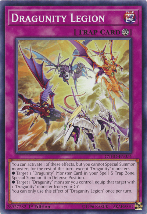 Dragunity Legion [CYHO-EN074] Common - Josh's Cards