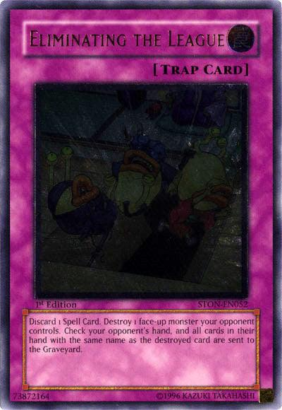 Eliminating the League [STON-EN052] Ultimate Rare - Josh's Cards