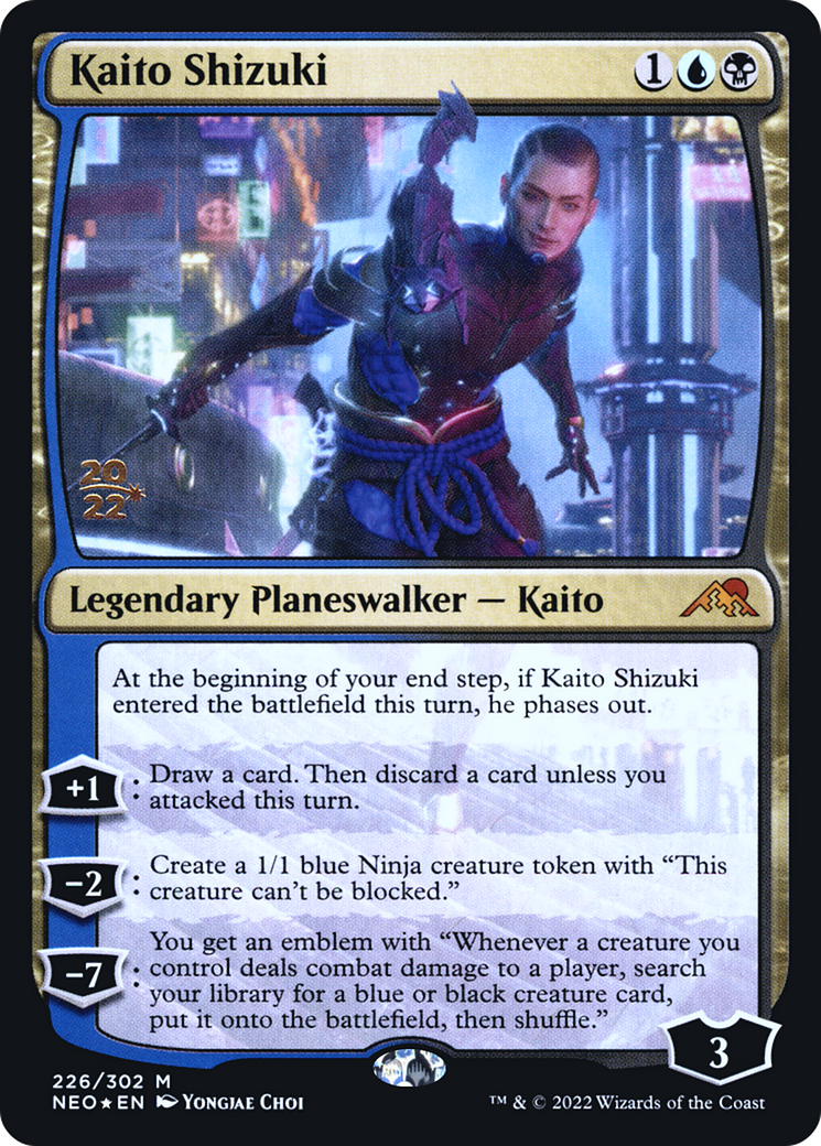 Kaito Shizuki (PRE-226S) - Kamigawa: Neon Dynasty Promos Foil