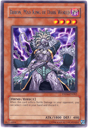 Brron, Mad King of Dark World [DR04-EN082] Rare - Josh's Cards